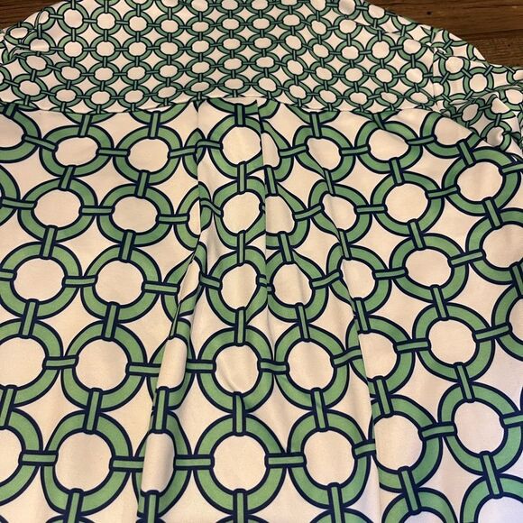 Gretchen Scott Everywhere Dress Size Small Green Blue Lifesaver Print - Picture 11 of 14